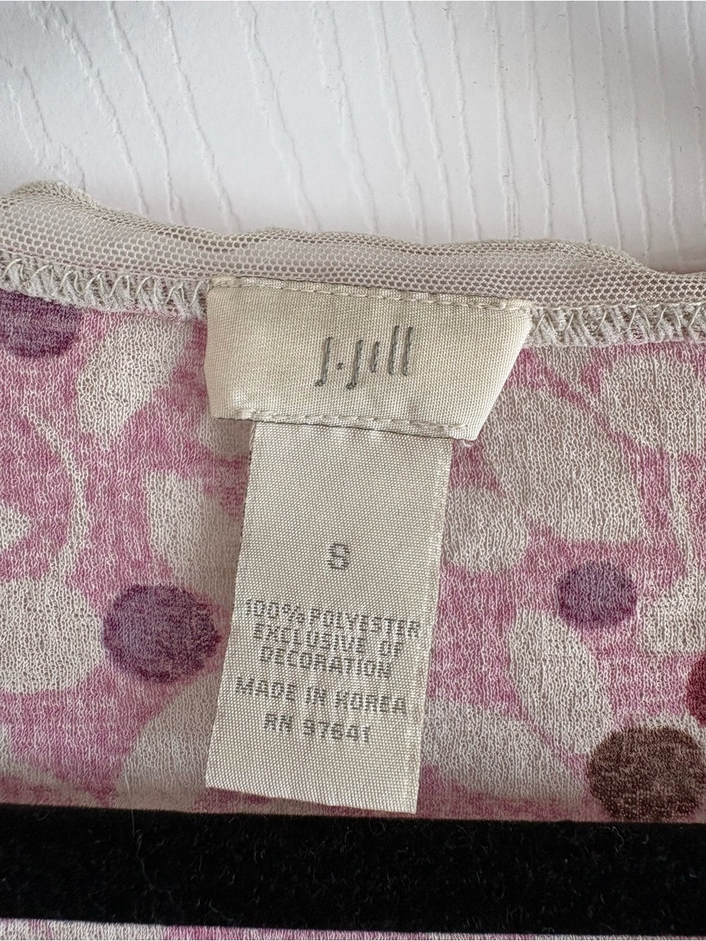 Vintage J Jill Korea Pink Berries Floral‎ Blouse Romantic Fairy Blouse Top S - Picture 2 of 9